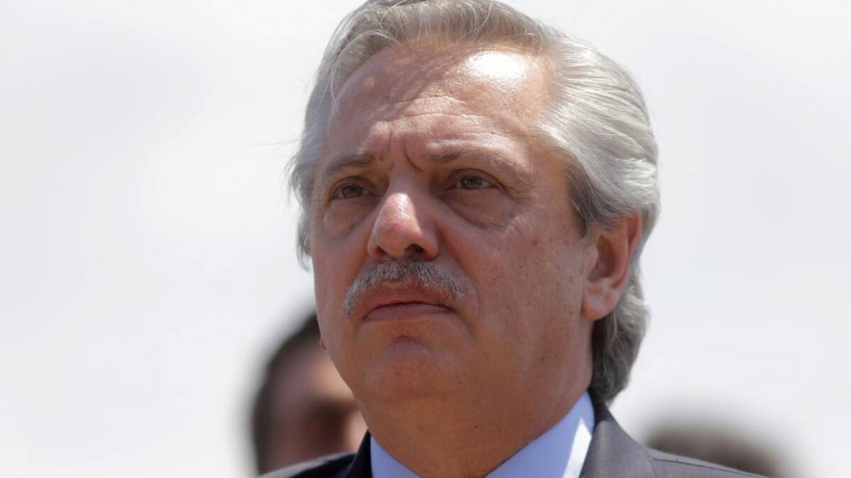 Alberto Fernández en Luján