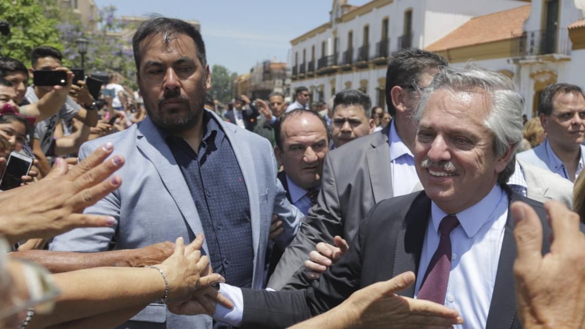 Alberto Fernández, en misa de Luján, NA