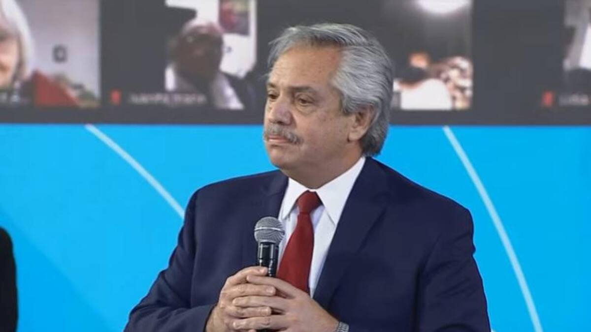 Alberto Fernández, Foto captura