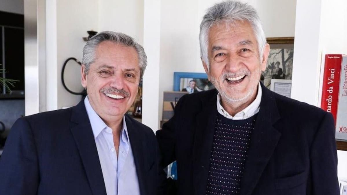 Alberto Fernández junto al gobernador de San Luis Alberto Rodríguez Saá, Frente de Todos, Elecciones 2019