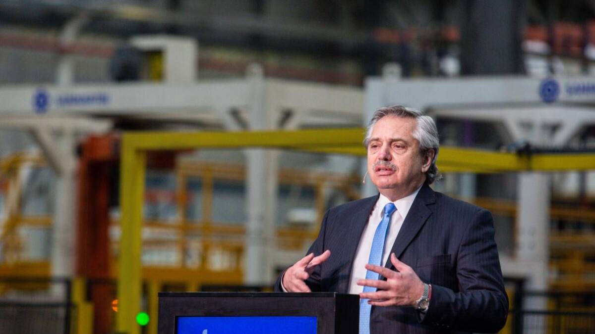 Alberto Fernández lanzó planes de financiamiento para los sectores productivos, NA