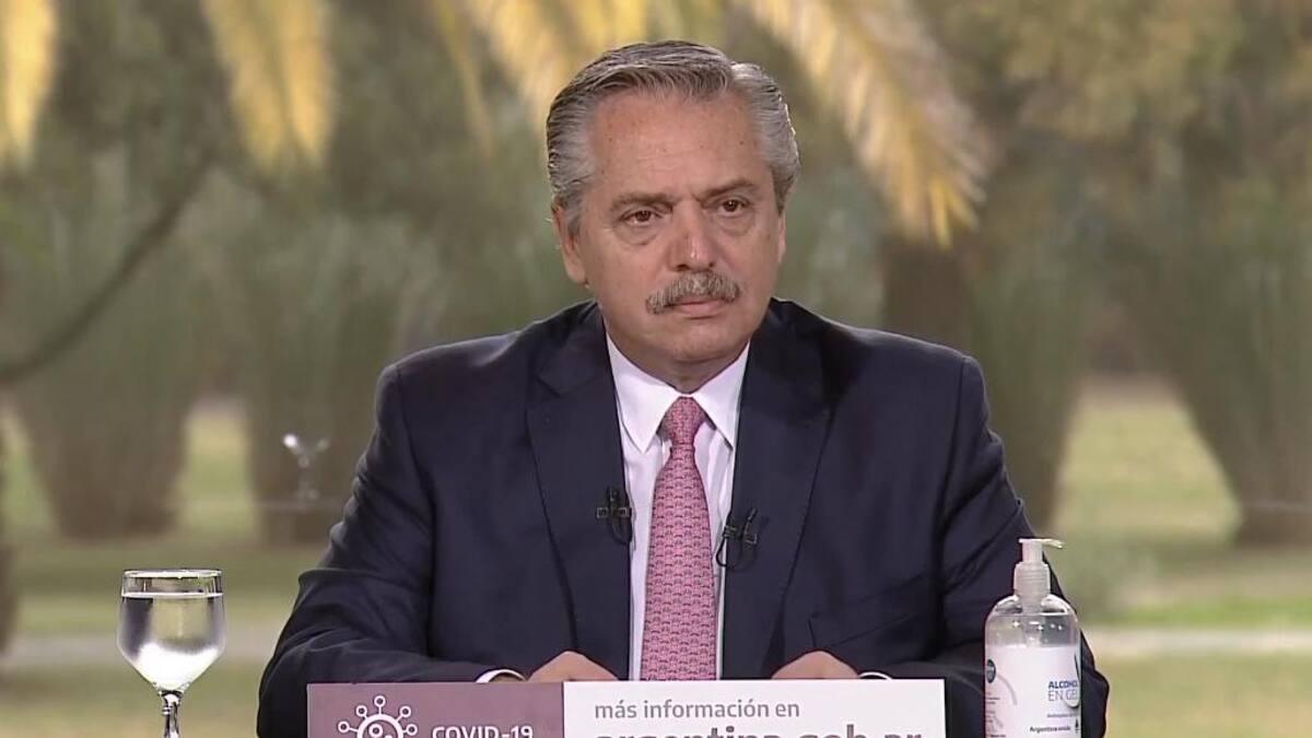 Alberto Fernández pone en marcha el Hospital del Bicentenario en Ituzaingó, captura YouTube