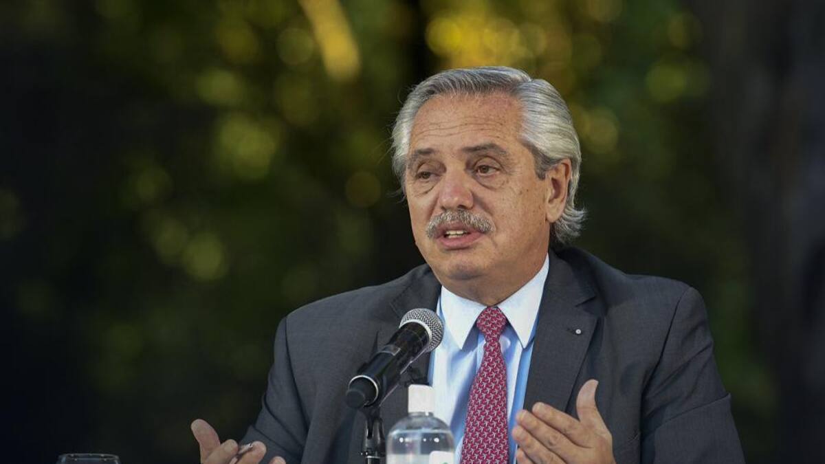 Alberto Fernández, presidente de Argentina, conferencia, NA