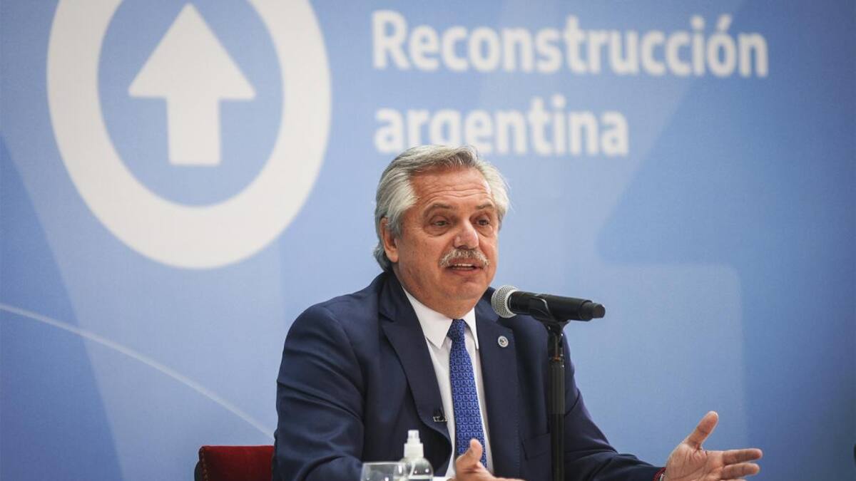 Alberto Fernández, presidente de Argentina, conferencia, NA