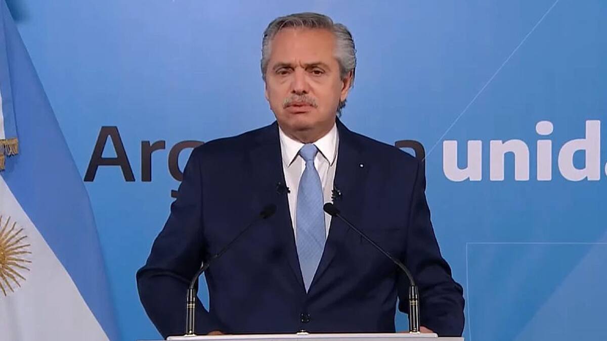 Alberto Fernández, presidente de Argentina, conferencia, NA