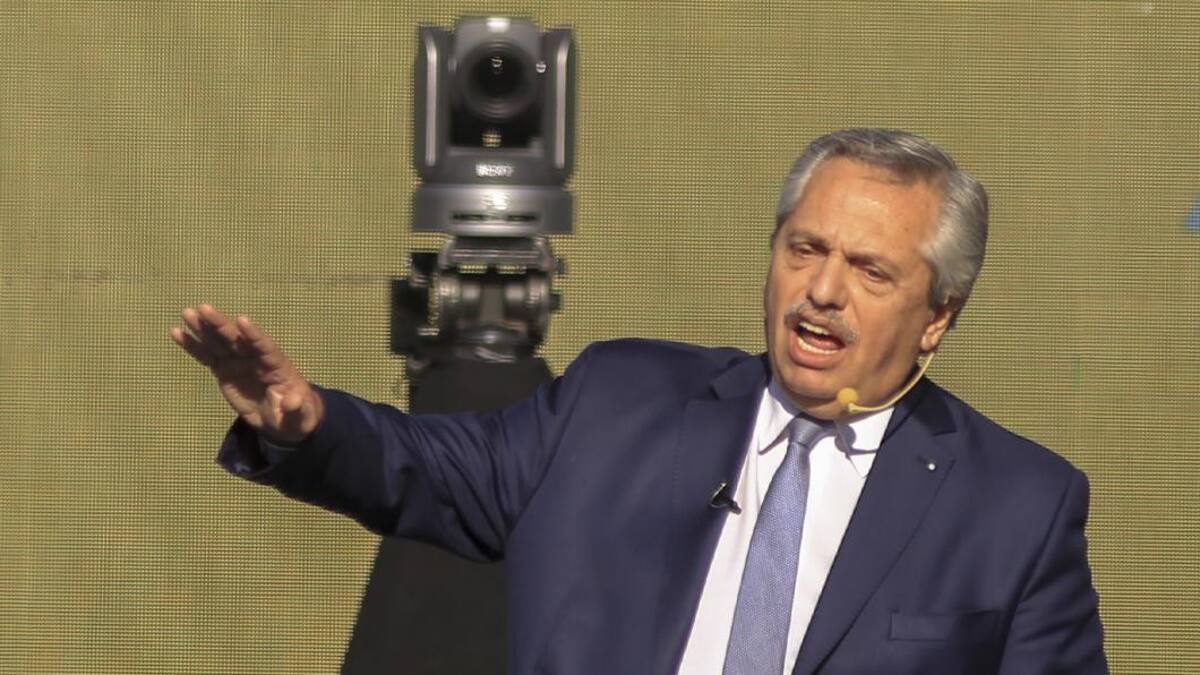 Alberto Fernández, presidente de Argentina, conferencia, NA
