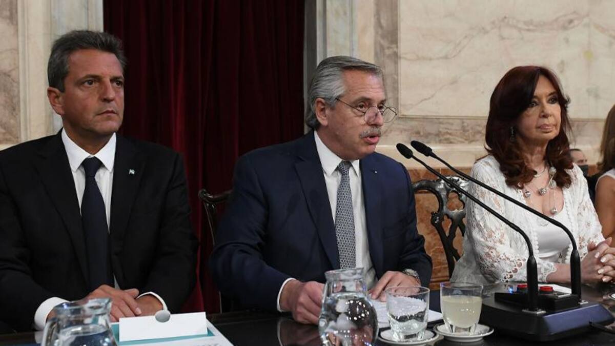 Alberto Fernández, presidente de Argentina, Congreso, NA