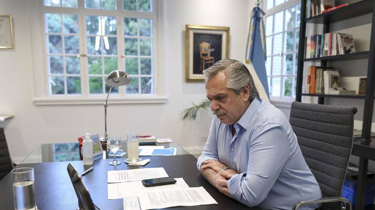 Alberto Fernández, presidente de Argentina, Quinta de Olivos, NA