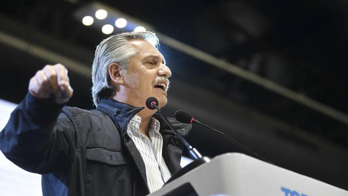 Alberto Fernández, presidente. Foto: NA.