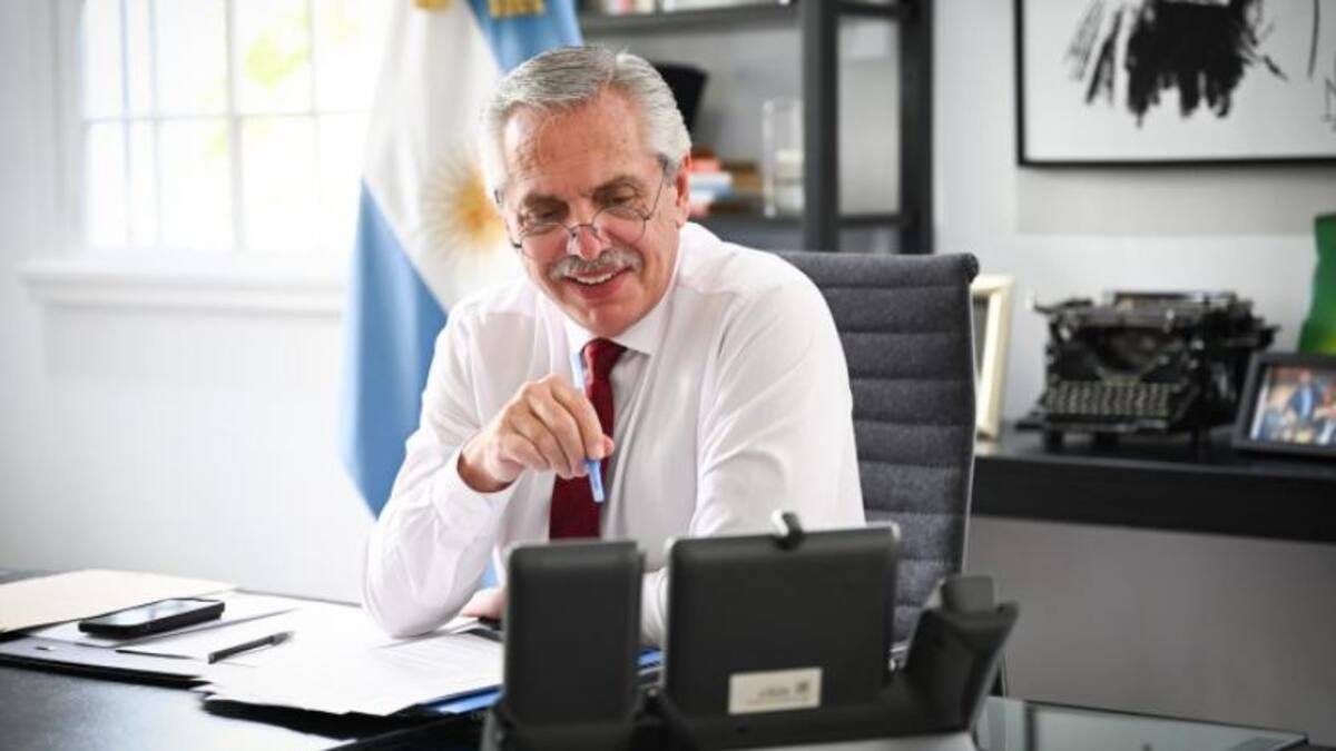 Alberto Fernández, presidente. Foto: NA.