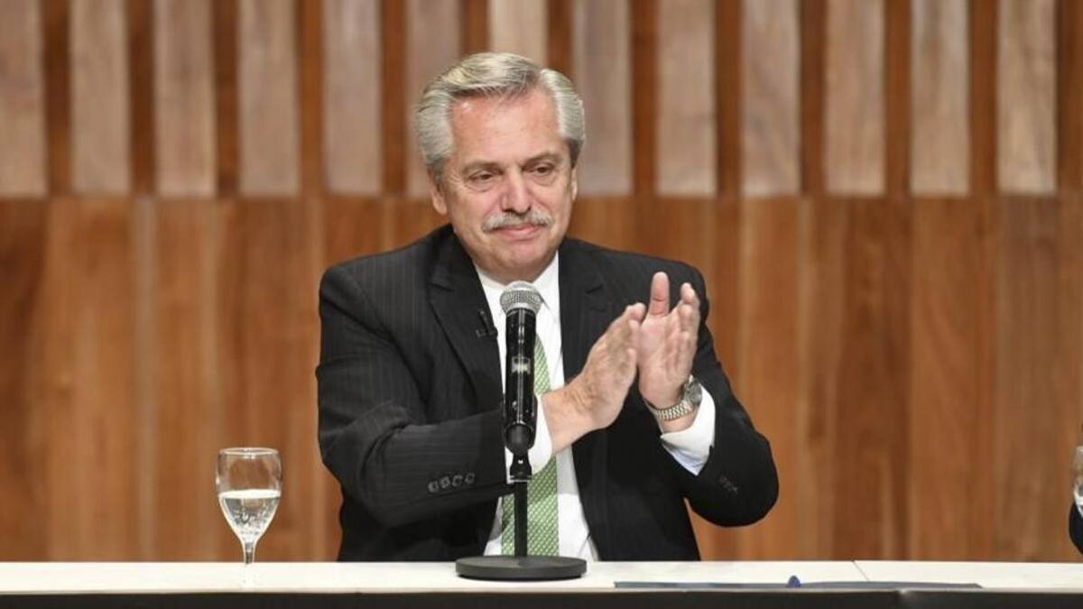 Alberto Fernández, presidente. Foto: NA.