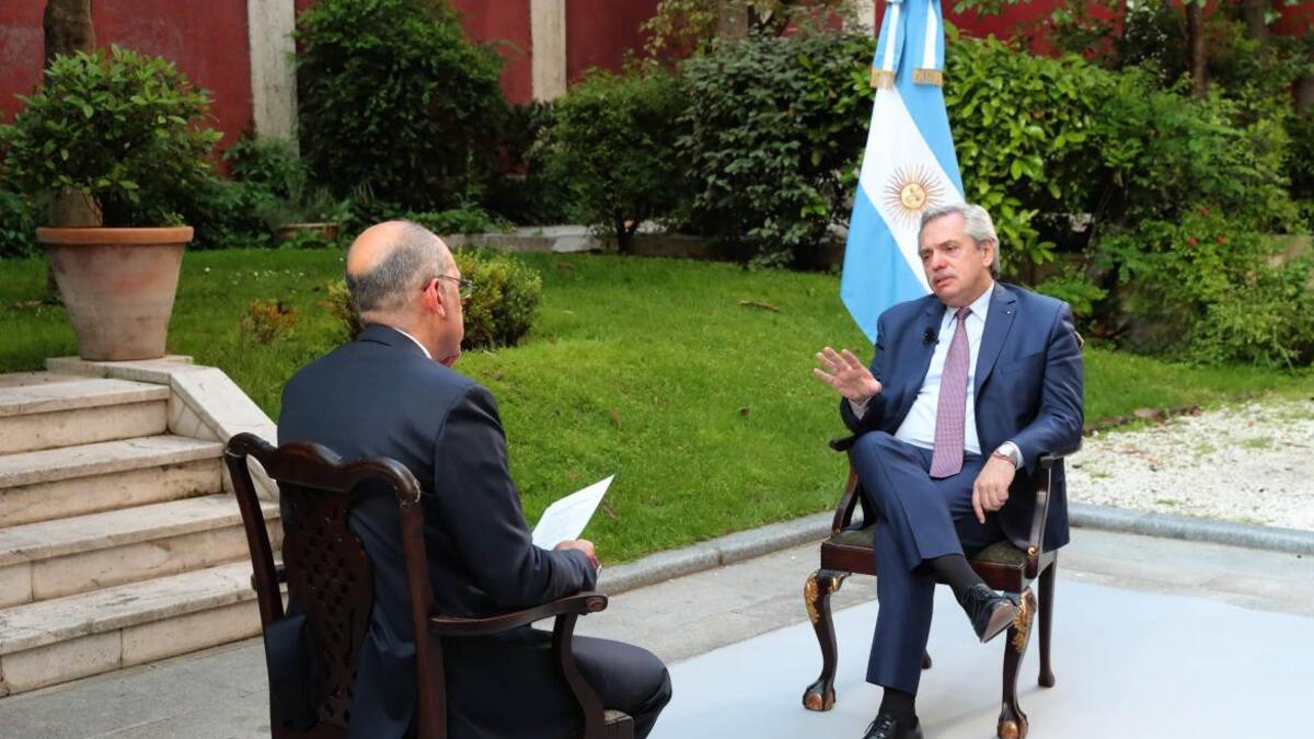 Alberto Fernández, presidente. Foto: prensa.