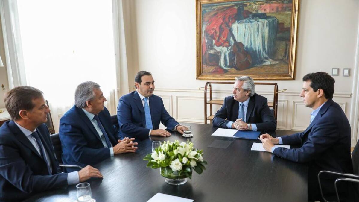 Alberto Fernández recibió a los gobernadores radicales Morales, Suárez y Valdés, Frente de Todos