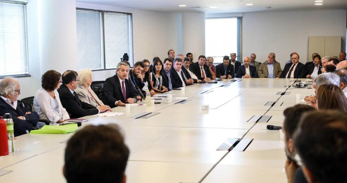 Alberto Fernández, reunión por