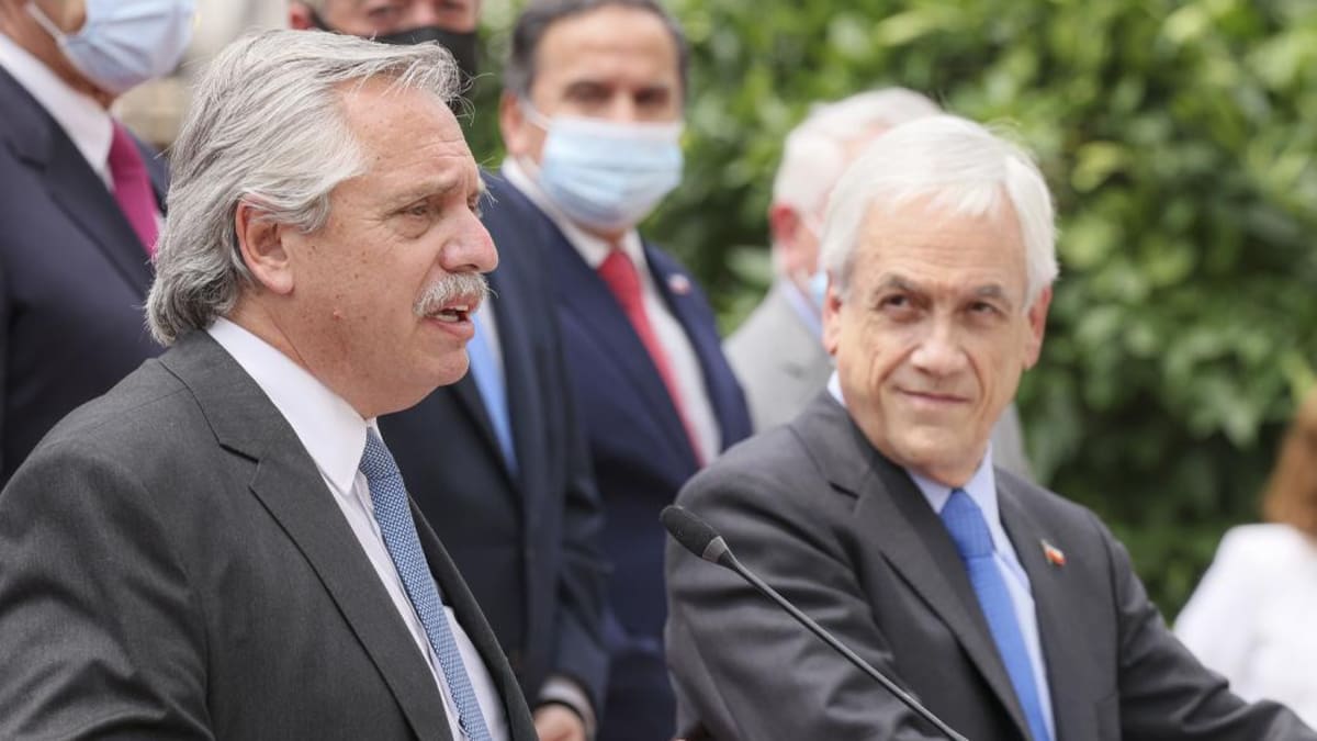 Alberto Fernández, Sebastián Piñera, NA