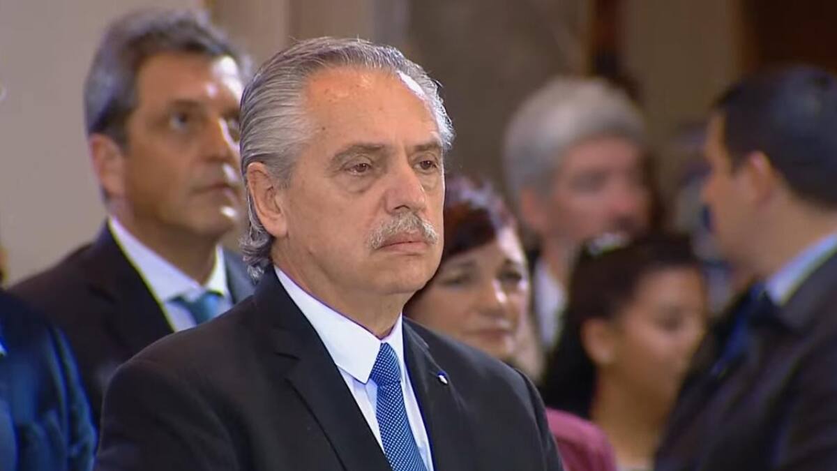 Alberto Fernández, Tedeum. Foto: captura de video.