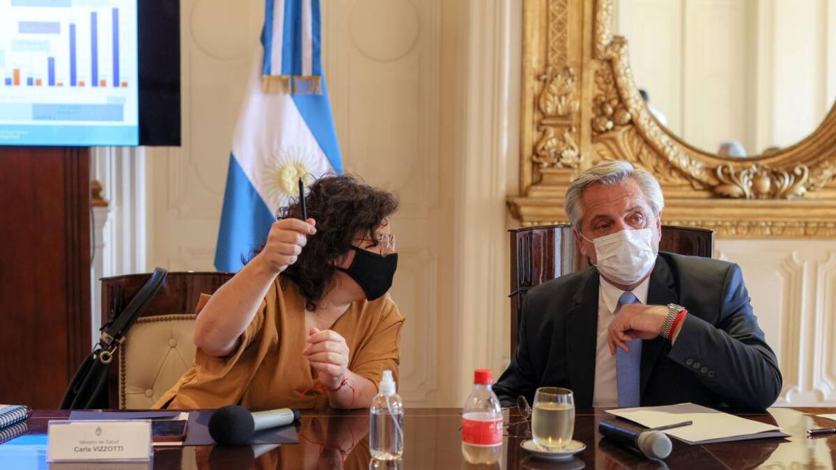 Alberto Fernández y Carla Vizzoti, AGENCIA NA