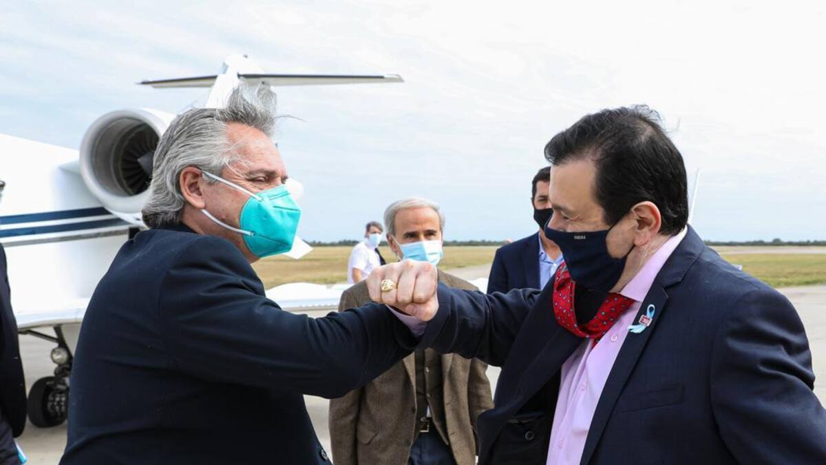 Alberto Fernández y Gerardo Zamora, Santiago del Estero, NA