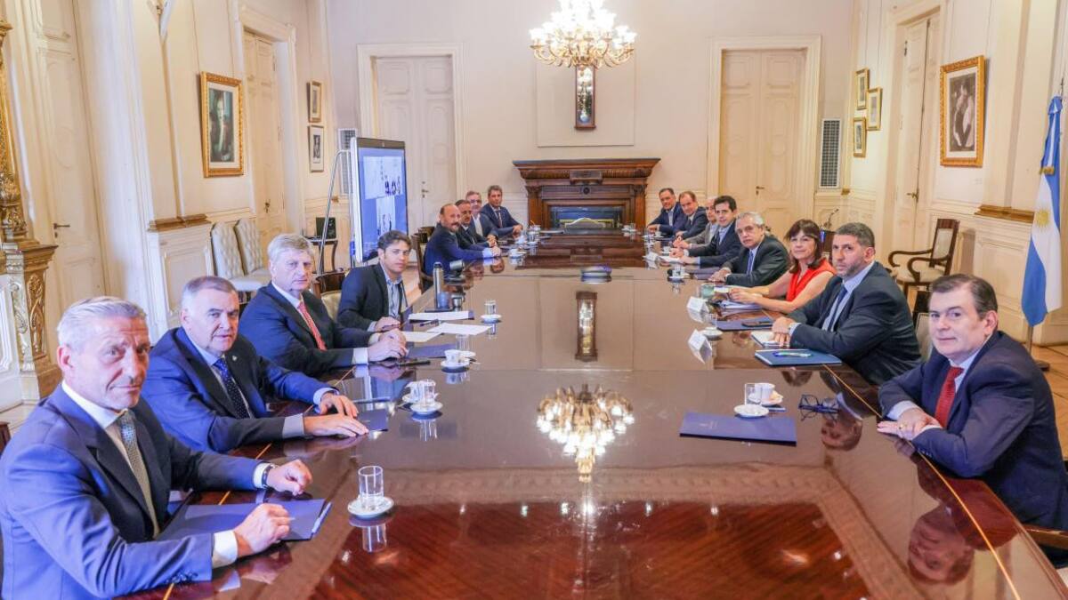 Alberto Fernández y gobernadores peronistas, NA