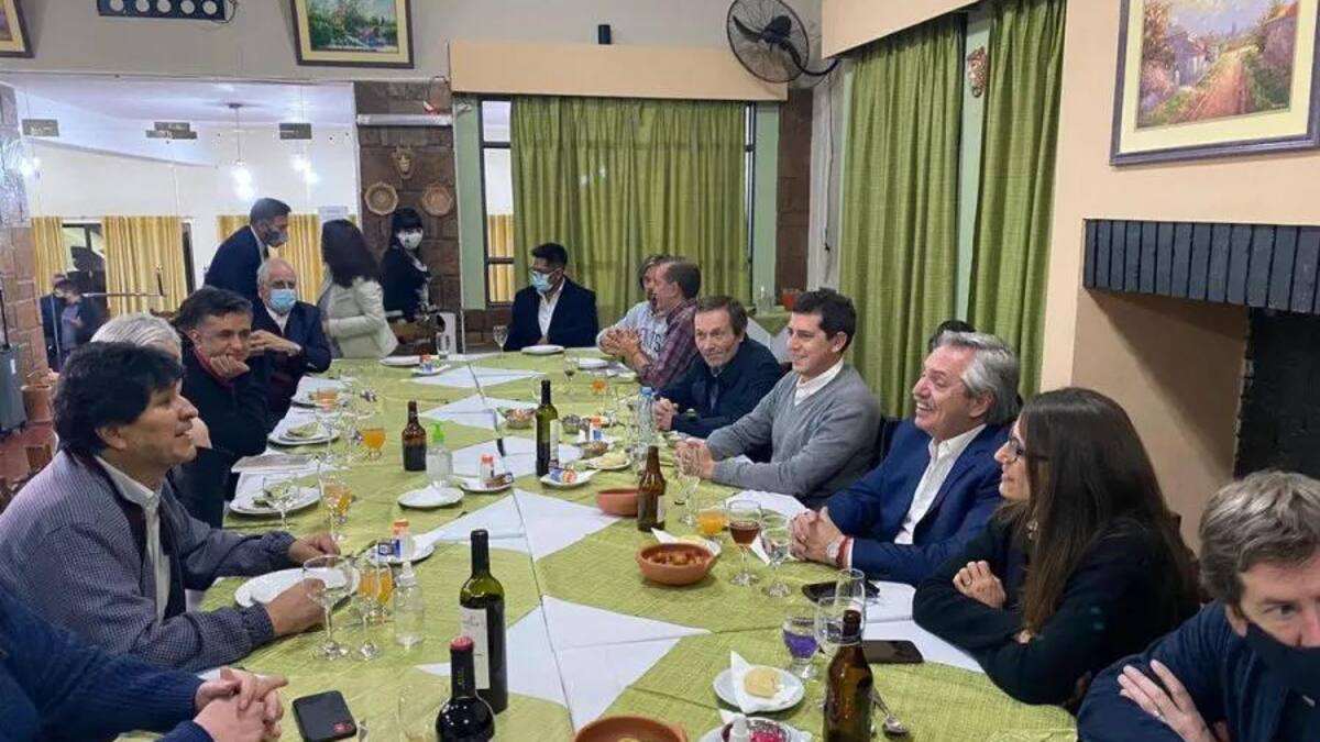 Alberto Fernández y Gustavo Béliz, juntos, NA