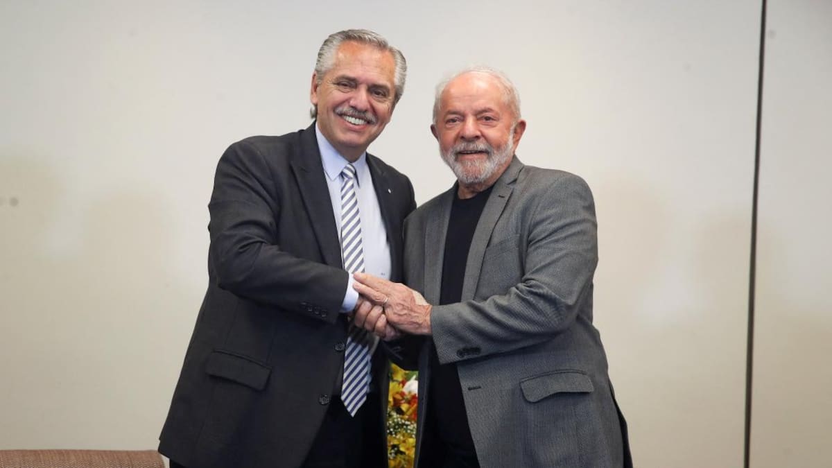 Alberto Fernández y Lula da Silva. Foto: NA.