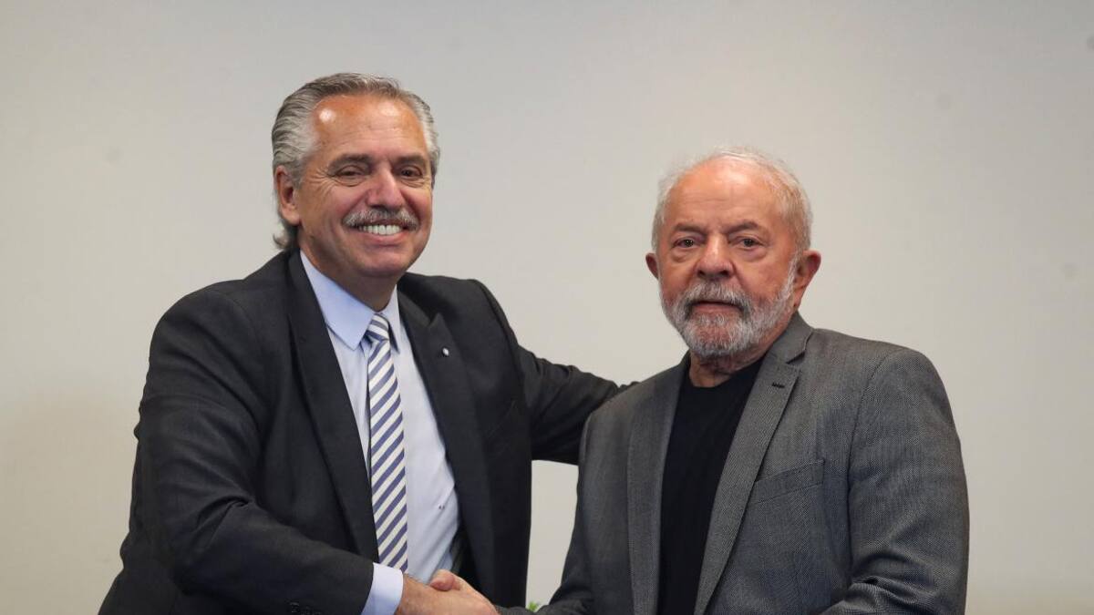 Alberto Fernández y Lula. Foto: REUTERS