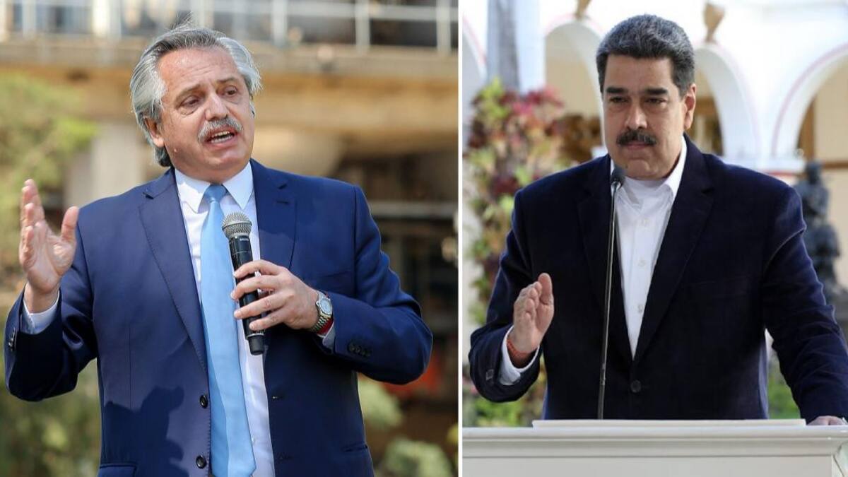 Alberto Fernández y Nicolás Maduro, Argentina y Venezuela, NA