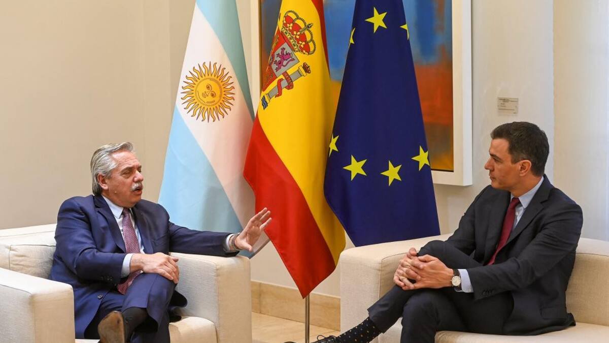 Alberto Fernández y Pedro Sánchez, Gobierno, Argentina, España, AFP