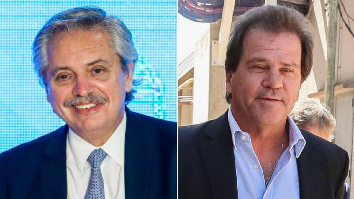 Alberto Fernández y Sergio Nardelli, CEO de Vicentin