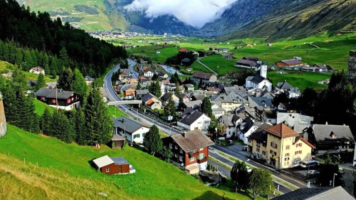 Albinen, en Suiza. Foto: NA.