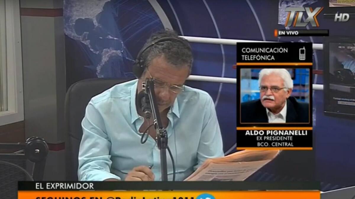 Aldo Pignanelli con Ari Paluch en "El Exprimidor, Radio Latina