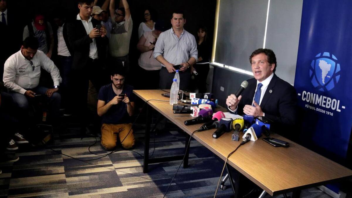 Alejandro Domínguez, Conmebol, Superfinal de Copa Libertadores, River, Boca, Reuters