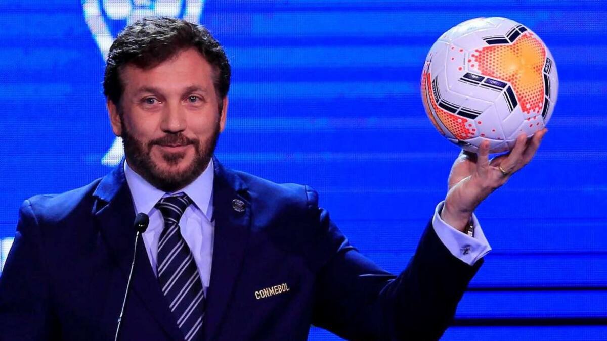 Alejandro Domínguez, presidente de la Conmebol, REUTERS