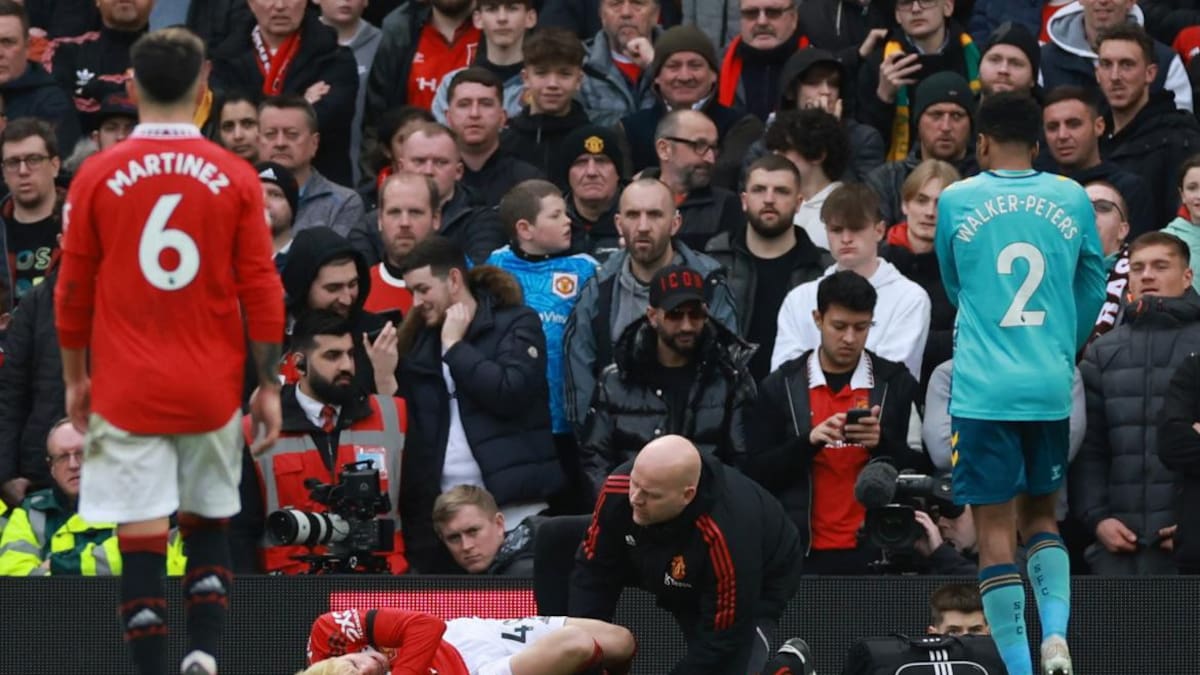 Alejandro Garnacho; Manchester United vs. Southampton. Foto: Reuters.