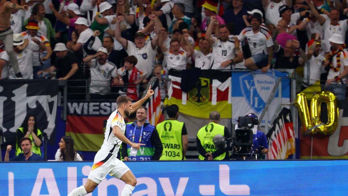 Eurocopa 2024: Alemania se lo empató en la última a Suiza y terminó en la cima del Grupo A