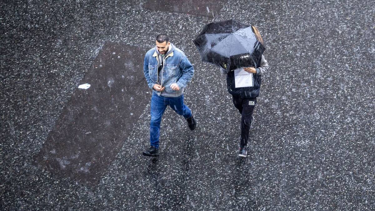 Alerta amarilla; lluvias; tormentas. Foto: NA.