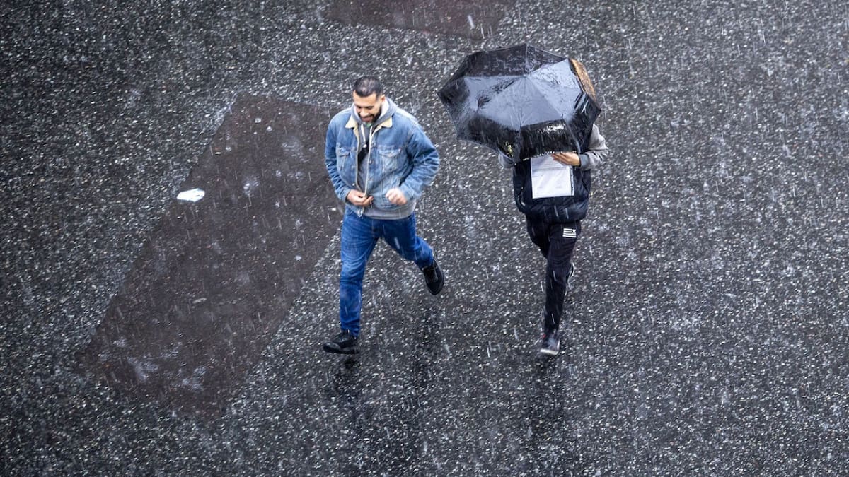 Alerta amarilla; lluvias; tormentas. Foto: NA.