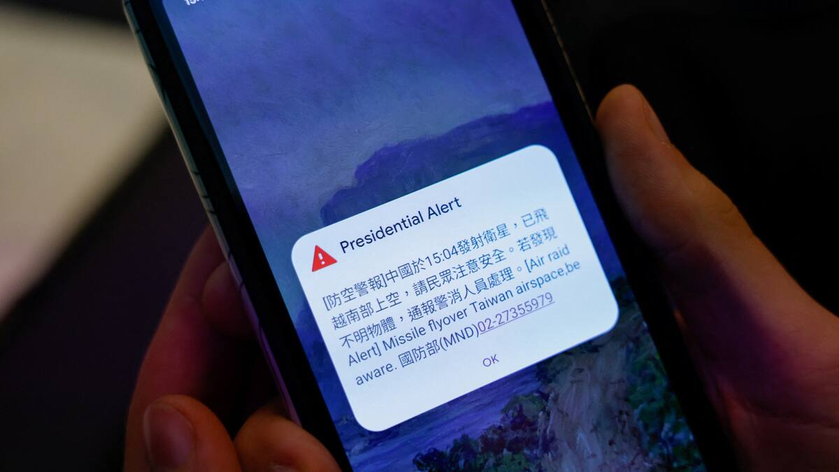 Alerta en Taiwán por satélite chino. Foto: Reuters.