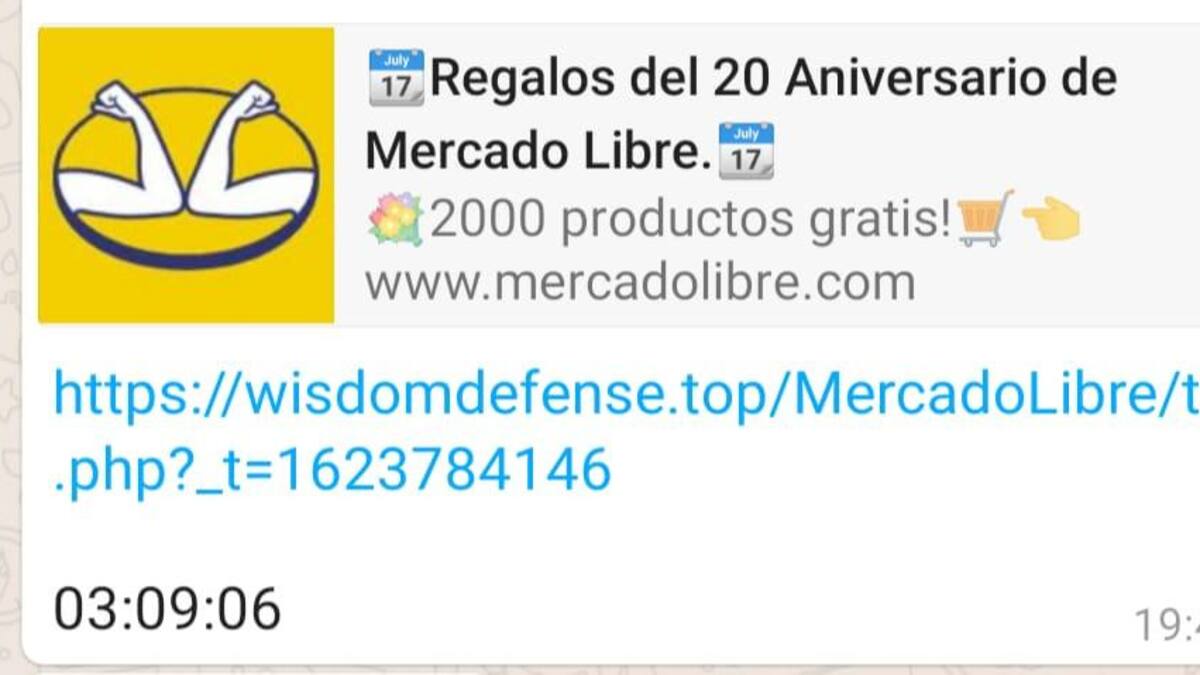 Alerta por una estafa viral por el aniversario de Mercado Libre