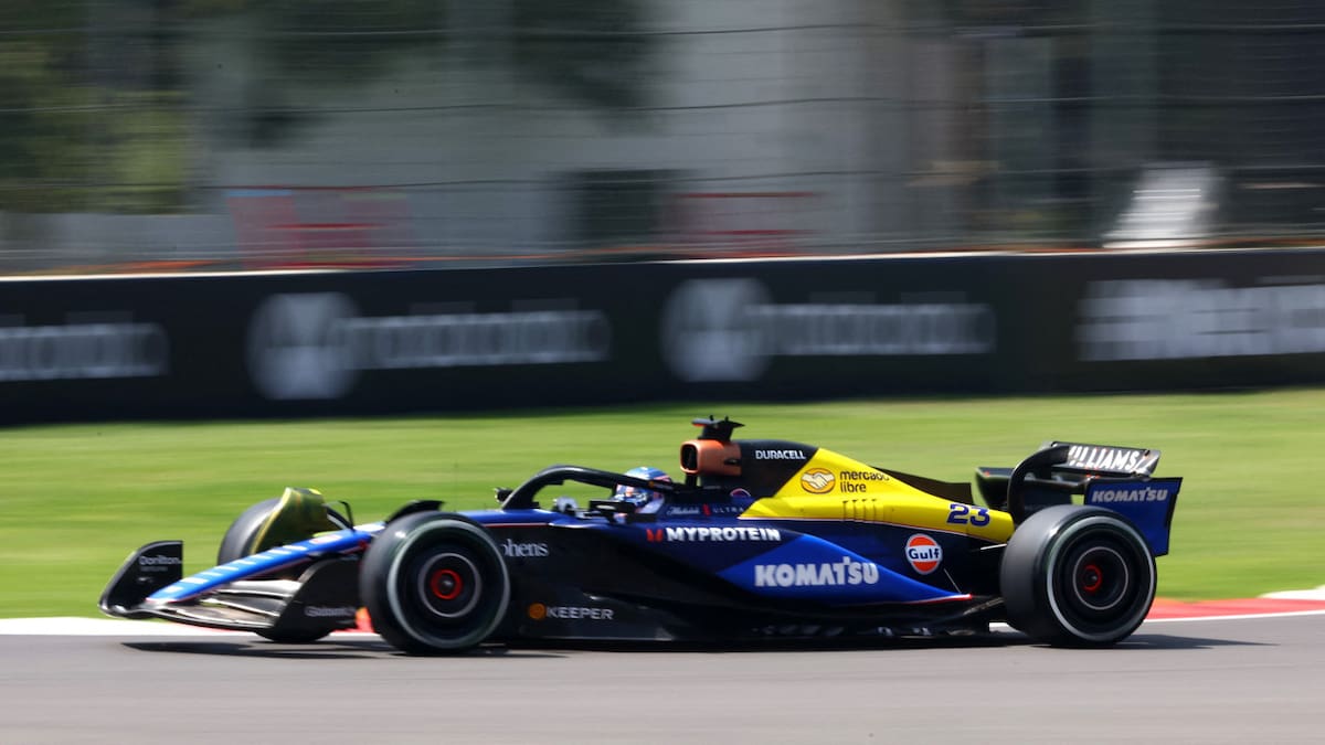 Alex Albon, compañero de Franco Colapinto. Foto: Reuters