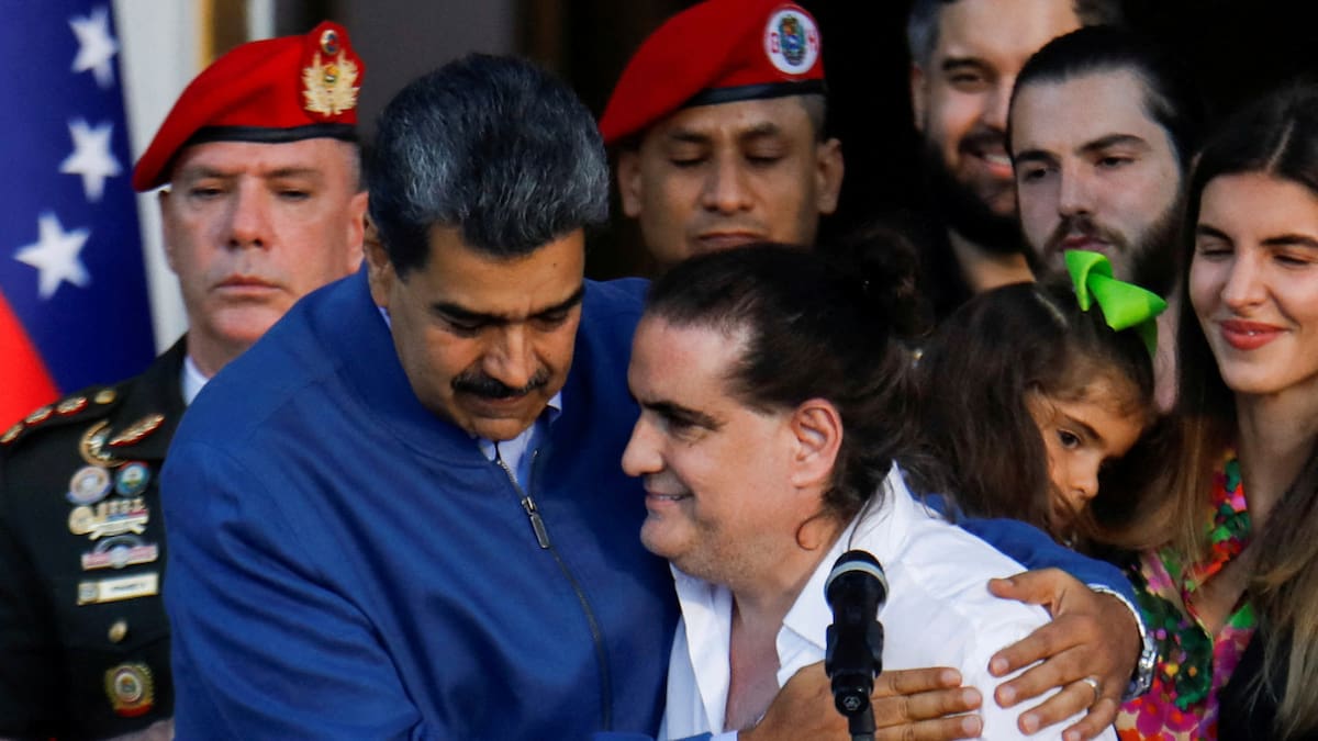 Alex Saab y Maduro. Reuters