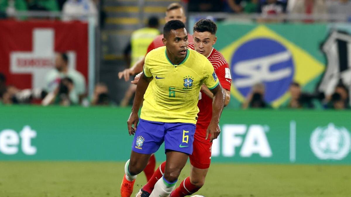 Alex Sandro en Brasil. Foto: EFE.