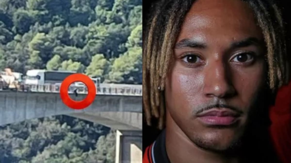 Tensión en Francia: Alexis Beka Beka, futbolista del Niza, amenazó con tirarse desde un puente