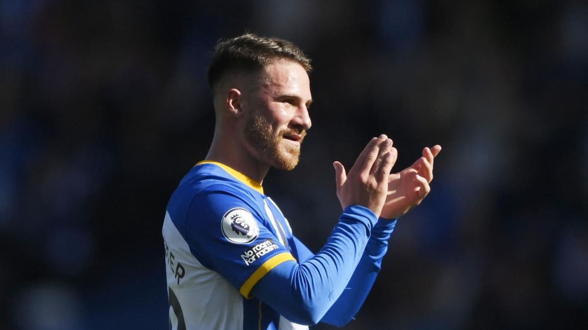 Alexis Mac Allister; Brighton & Hove Albion. Foto: Reuters.