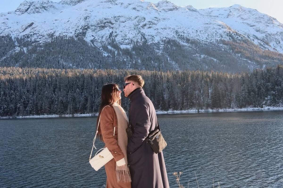 Alexis Mac Allister y Ailén Cova. Foto Instagram @ailencova