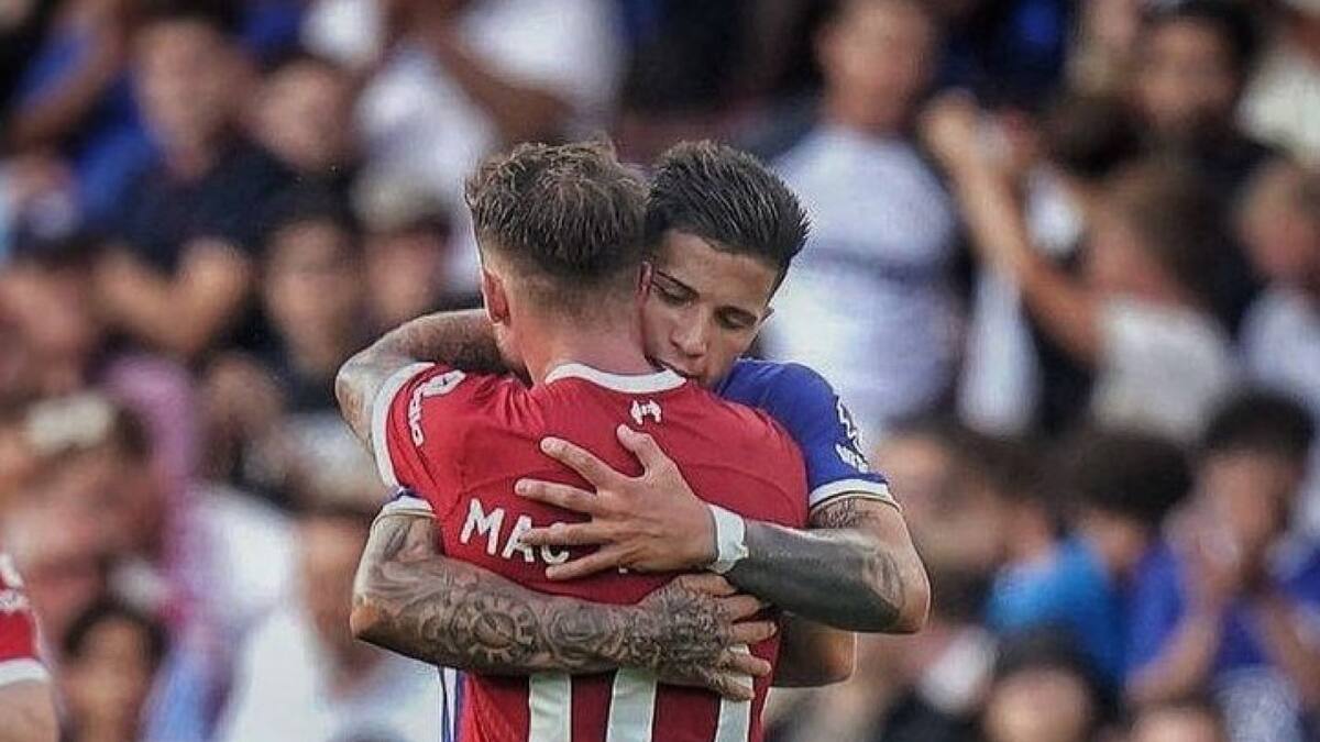 Alexis Mac Allister y Enzo Fernández.