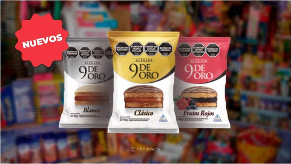 Alfajor 9 de Oro. Foto: Infokioscos.