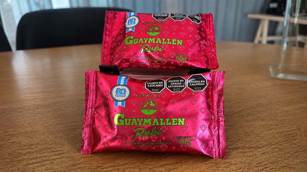Llegó el nuevo alfajor Guaymallén Rubí: cómo es, de qué está hecho y cuánto podría costar en kioscos