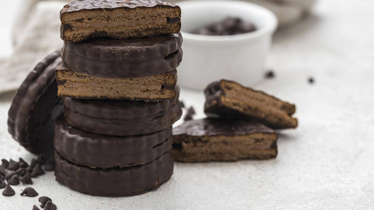 Alfajor de chocolate. Foto: Freepik.