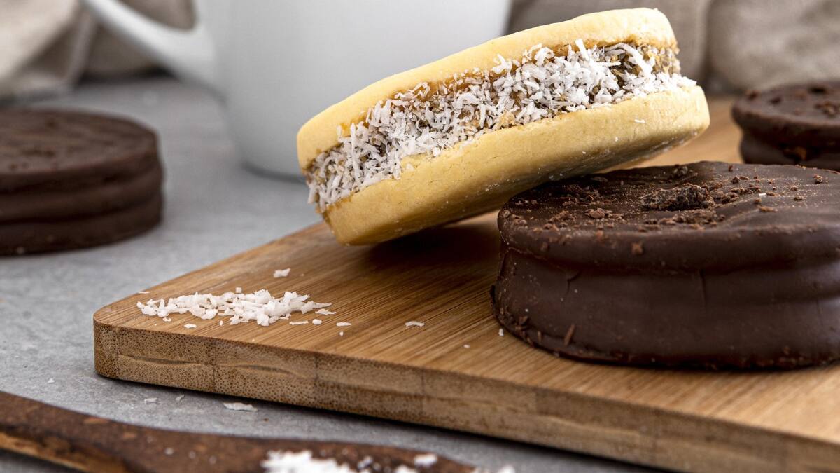 Alfajor de coco. Foto: Freepik.